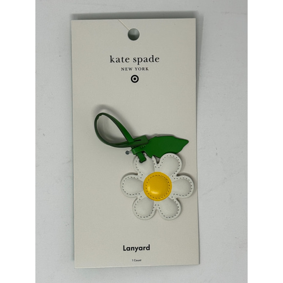 kate spade new york x Target Daisy Bag Charm Keychain - White - Picture 1 of 4